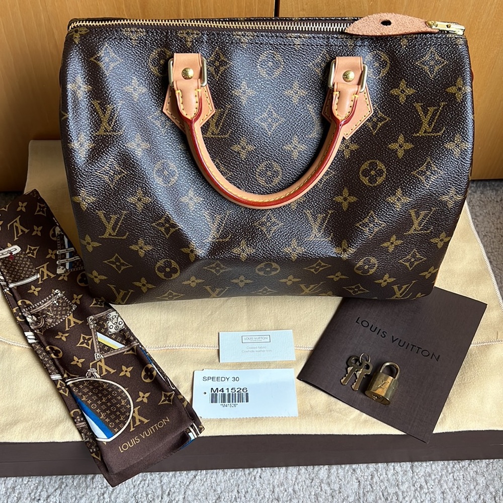 Louis Vuitton- Speedy 30 & Bandeau